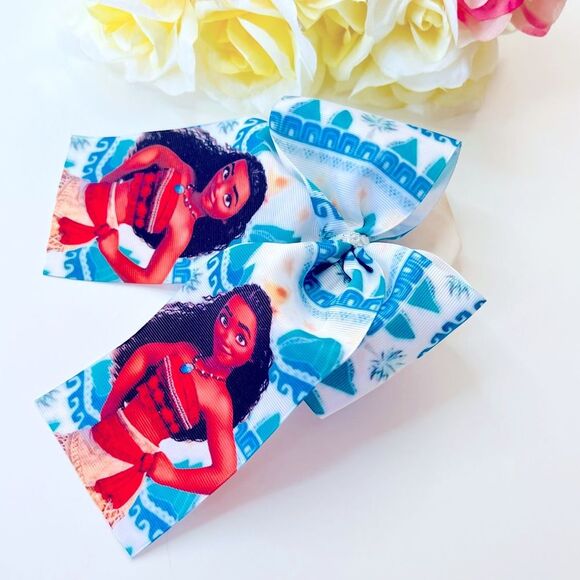 DISNEY MOANA Cheer Hair Bow for Girls - Picture 5 of 5